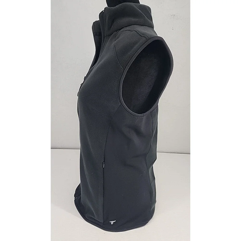 Columbia Titanium Medium | Black Fleece Full Zip‎ Vest Gorpcore Outdoors Winter